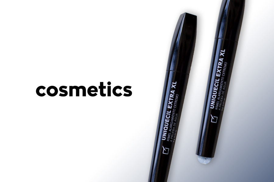 Self-adhesive labels for cosmetics